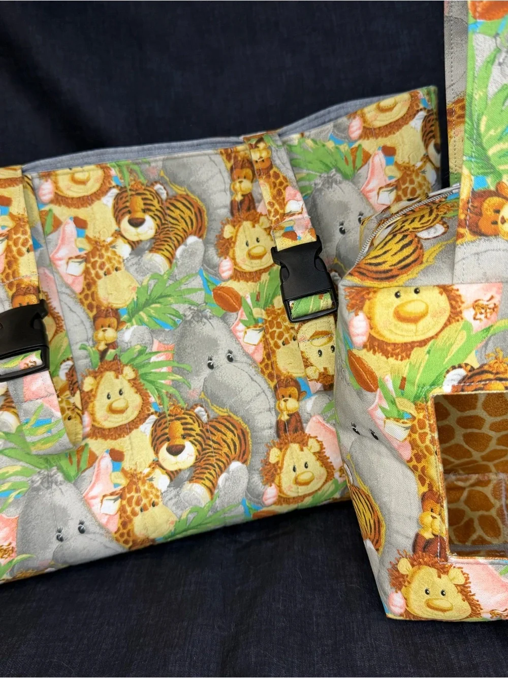 Kids Animal Safari Organizer Bag - Multicolor